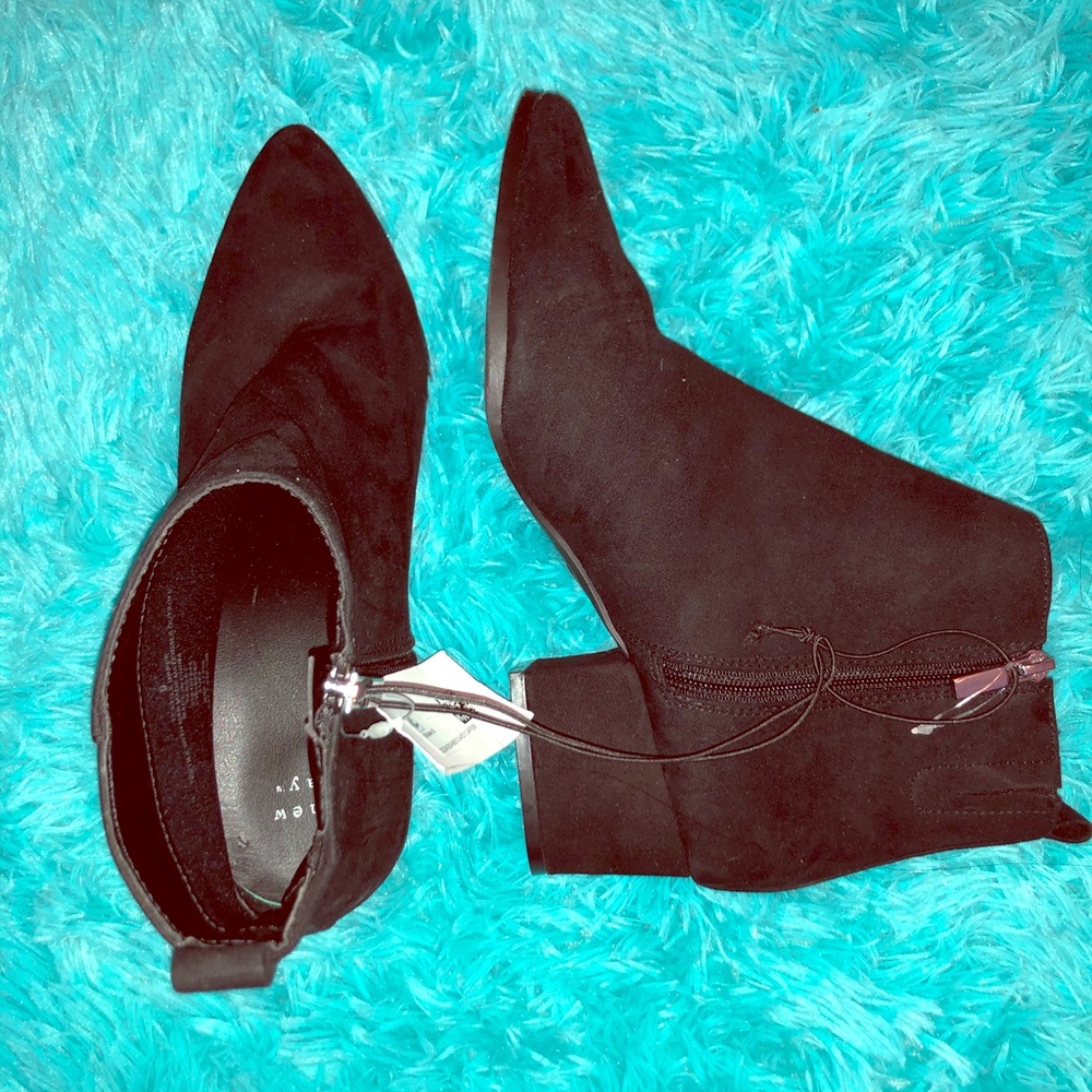 “A new day” Black booties